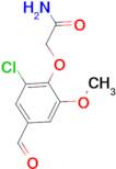 2-(2-chloro-4-formyl-6-methoxyphenoxy)acetamide