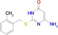 6-amino-2-[(2-methylbenzyl)thio]-4(3H)-pyrimidinone