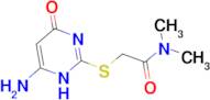 2-[(4-amino-6-hydroxy-2-pyrimidinyl)thio]-N,N-dimethylacetamide