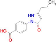 4-(5-oxo-3-propyl-2,5-dihydro-1H-pyrazol-1-yl)benzoic acid