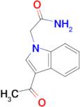 2-(3-acetyl-1H-indol-1-yl)acetamide