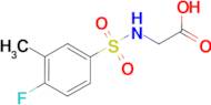 N-[(4-fluoro-3-methylphenyl)sulfonyl]glycine