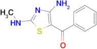 [4-amino-2-(methylamino)-1,3-thiazol-5-yl](phenyl)methanone