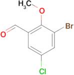 3-bromo-5-chloro-2-methoxybenzaldehyde