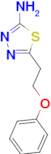 5-(2-phenoxyethyl)-1,3,4-thiadiazol-2-amine