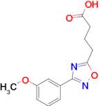 4-[3-(3-methoxyphenyl)-1,2,4-oxadiazol-5-yl]butanoic acid