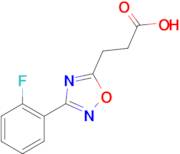 3-[3-(2-fluorophenyl)-1,2,4-oxadiazol-5-yl]propanoic acid