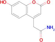 2-(7-hydroxy-2-oxo-2H-chromen-4-yl)acetamide