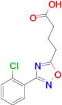 4-[3-(2-chlorophenyl)-1,2,4-oxadiazol-5-yl]butanoic acid