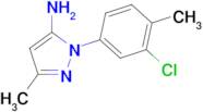 1-(3-chloro-4-methylphenyl)-3-methyl-1H-pyrazol-5-amine