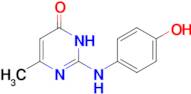 2-[(4-hydroxyphenyl)amino]-6-methyl-4(3H)-pyrimidinone