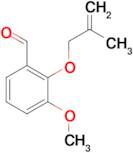 3-methoxy-2-[(2-methyl-2-propen-1-yl)oxy]benzaldehyde