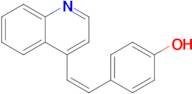 4-[2-(4-quinolinyl)vinyl]phenol