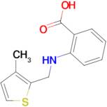 2-{[(3-methyl-2-thienyl)methyl]amino}benzoic acid