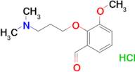 2-[3-(dimethylamino)propoxy]-3-methoxybenzaldehyde hydrochloride