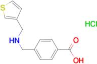 4-{[(3-thienylmethyl)amino]methyl}benzoic acid hydrochloride