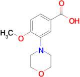 4-Methoxy-3-(4-morpholinyl)benzoic acid