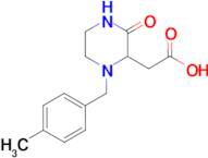[1-(4-methylbenzyl)-3-oxo-2-piperazinyl]acetic acid