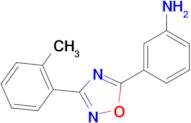 3-[3-(2-methylphenyl)-1,2,4-oxadiazol-5-yl]aniline