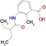 3-[(2-ethylbutanoyl)amino]-2-methylbenzoic acid