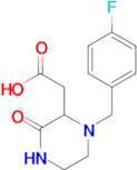 [1-(4-fluorobenzyl)-3-oxo-2-piperazinyl]acetic acid