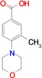 3-methyl-4-(4-morpholinyl)benzoic acid