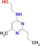 2-[(6-methyl-2-propyl-4-pyrimidinyl)amino]ethanol