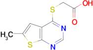 [(6-methylthieno[2,3-d]pyrimidin-4-yl)thio]acetic acid