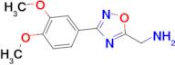 1-[3-(3,4-dimethoxyphenyl)-1,2,4-oxadiazol-5-yl]methanamine