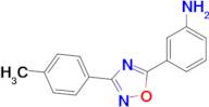 3-[3-(4-methylphenyl)-1,2,4-oxadiazol-5-yl]aniline