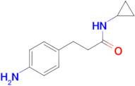 3-(4-aminophenyl)-N-cyclopropylpropanamide