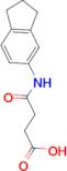 4-(2,3-dihydro-1H-inden-5-ylamino)-4-oxobutanoic acid