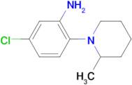 5-chloro-2-(2-methyl-1-piperidinyl)aniline