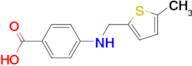 4-{[(5-methyl-2-thienyl)methyl]amino}benzoic acid