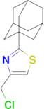 2-(1-adamantyl)-4-(chloromethyl)-1,3-thiazole