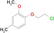 1-(2-chloroethoxy)-2-methoxy-4-methylbenzene