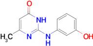 2-[(3-hydroxyphenyl)amino]-6-methyl-4(3H)-pyrimidinone