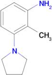 2-methyl-3-(1-pyrrolidinyl)aniline