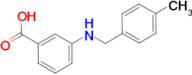 3-[(4-methylbenzyl)amino]benzoic acid