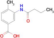 3-(butyrylamino)-4-methylbenzoic acid