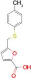 5-{[(4-methylphenyl)thio]methyl}-2-furoic acid