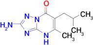 2-amino-6-isobutyl-5-methyl[1,2,4]triazolo[1,5-a]pyrimidin-7-ol