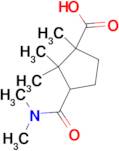 3-[(dimethylamino)carbonyl]-1,2,2-trimethylcyclopentanecarboxylic acid