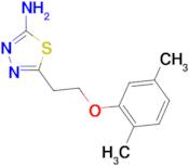 5-[2-(2,5-dimethylphenoxy)ethyl]-1,3,4-thiadiazol-2-amine