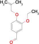 3-ethoxy-4-[(2-methyl-2-propen-1-yl)oxy]benzaldehyde