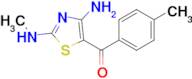 [4-amino-2-(methylamino)-1,3-thiazol-5-yl](4-methylphenyl)methanone