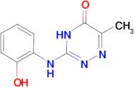 3-[(2-hydroxyphenyl)amino]-6-methyl-1,2,4-triazin-5(4H)-one