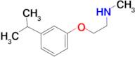 2-(3-isopropylphenoxy)-N-methylethanamine