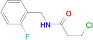 3-chloro-N-(2-fluorobenzyl)propanamide