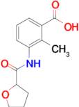 2-methyl-3-[(tetrahydro-2-furanylcarbonyl)amino]benzoic acid